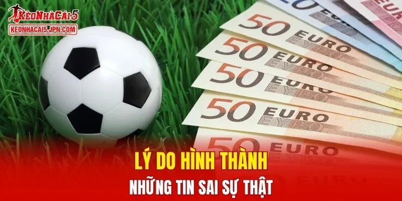 Lý do hình thành những tin sai sự thật