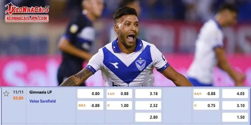 Soi kèo chi tiết nhất cho trận đấu giữa Gimnasia L.P vs Velez Sarsfield