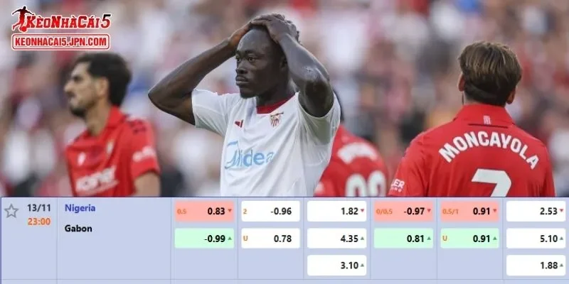 Soi kèo chi tiết nhất cho trận đấu giữa Nigeria vs Gabon